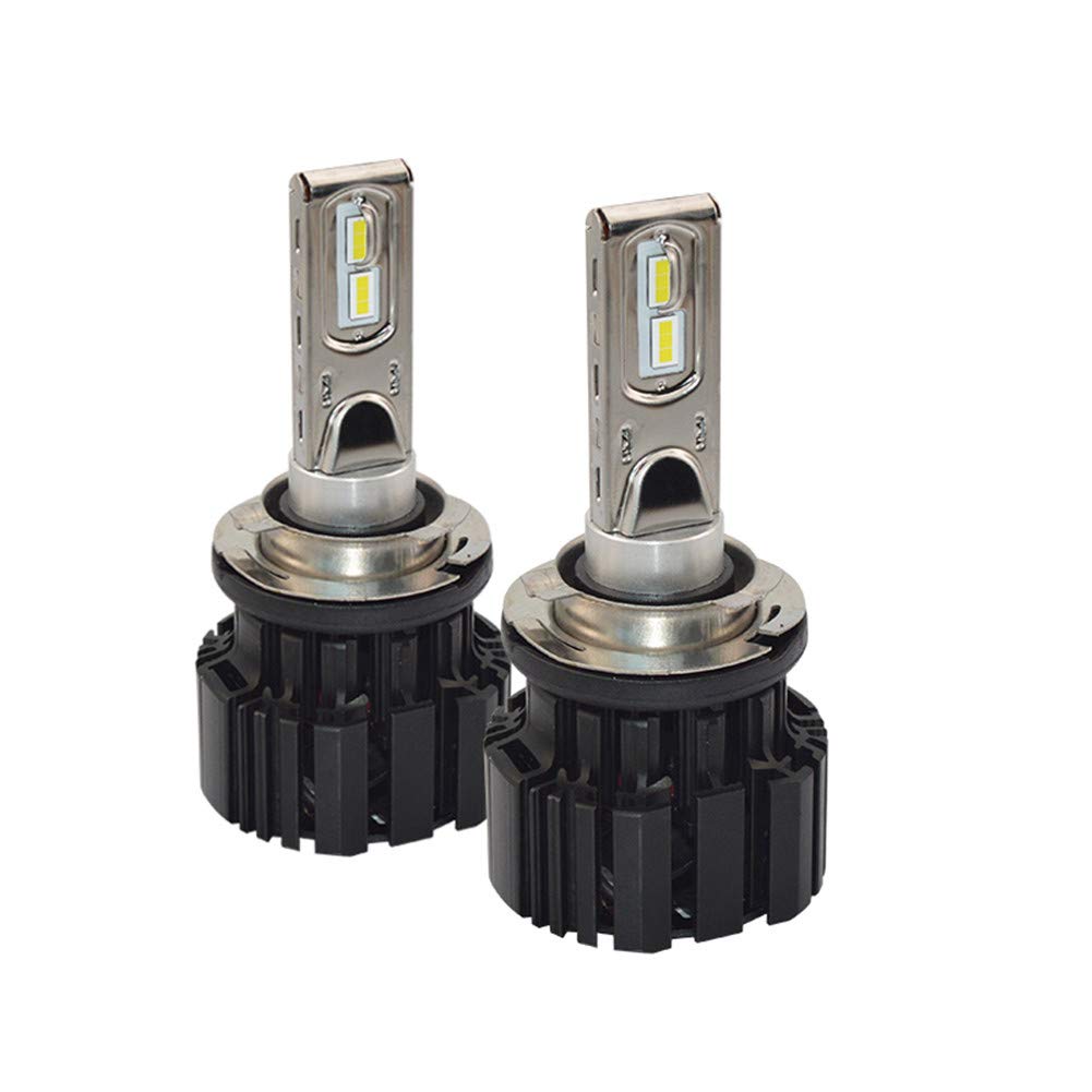 Bombilla H15 LED LED Coche Faros Delanteros Bombillas 13600LM, Reemplazo de la Luz Halógena, Xenon Blanco 6500K 12V, 2 Lámparas