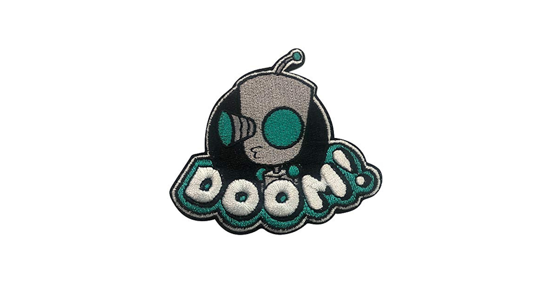 Amazon.com: Doom! - Invader Zim Iron On Patch : Clothing