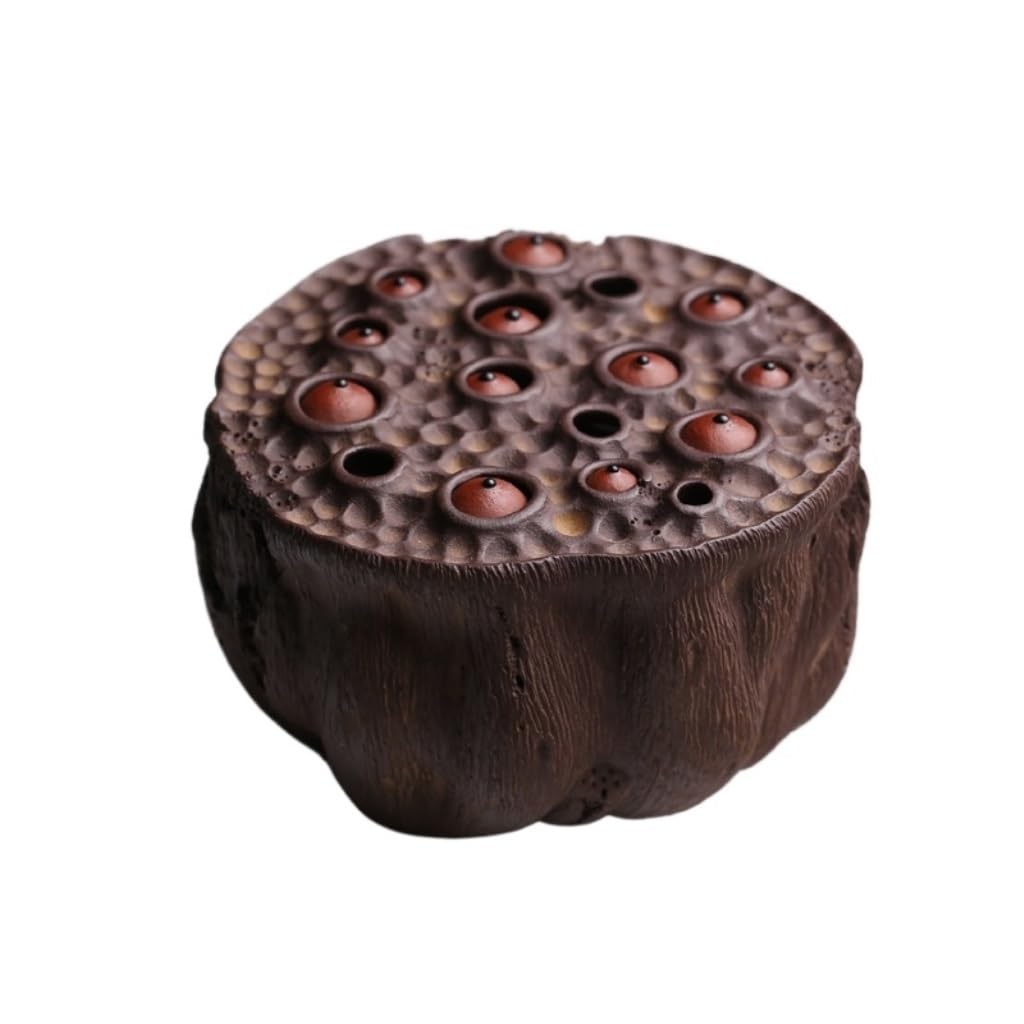 ENGENDER Kung Fu Tea Pet Chinese Lotus Tea Pet Teapot Cover Holder Creative Desktop Decoration Home Toy