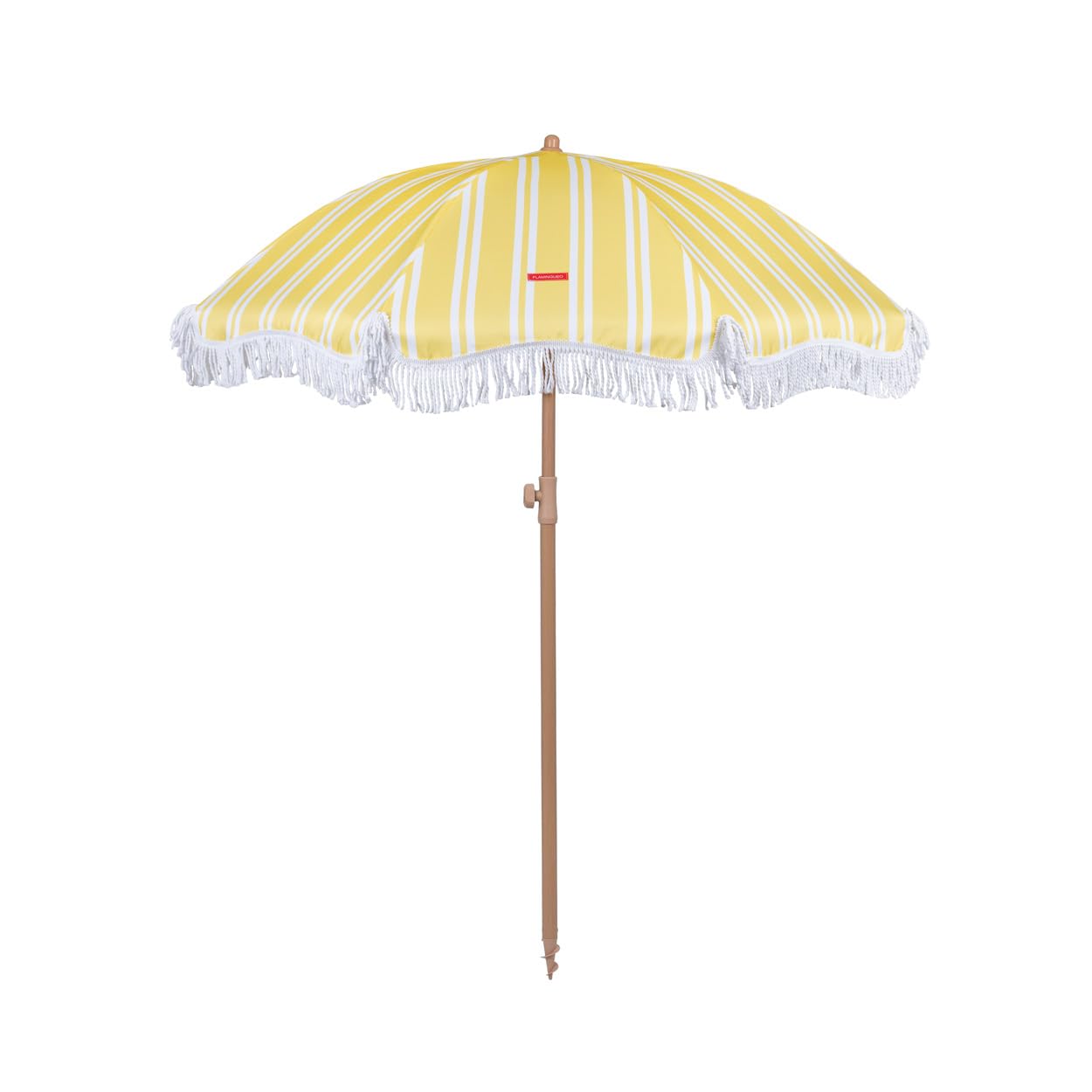Flamingueo Grand Parasol, Plage, Piscine, Jardin Extérieur, Hauteur et Orientation Réglables, Protection UPF 50+, Polyester, Sac de Transport, 210 x 180 cm