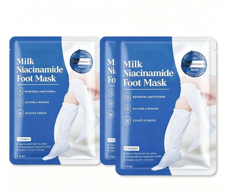 Exfoliante Pies Máscara Pies Foot Mask,1 Pares Mascarilla Pies, Lavanda