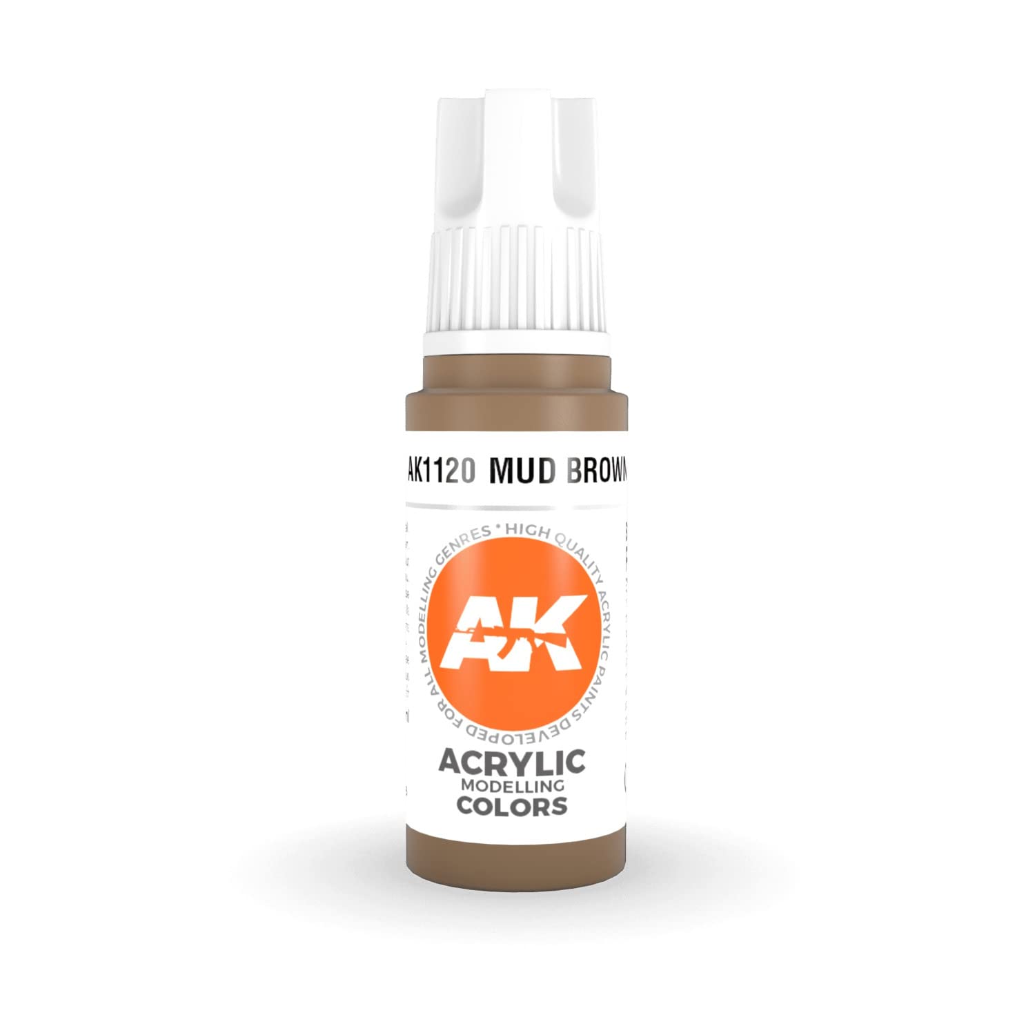 Ak Interactive Brown 3Rd Gen Acrylic Mud 17Ml