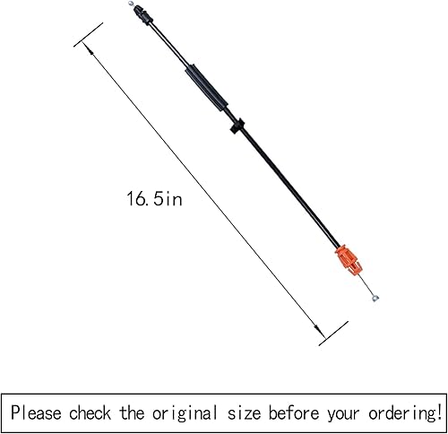 Miniatura 8 de Cable de cierre de puerta de 25.8 pulgadas, cable de liberación del pestillo de manija de puerta interior compatible con Chevy Tahoe Sierra Yukon