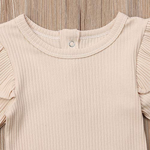 Unisex Baby Boy Girl Short Sleeve Ruffle Romper Bodysuit Jumpsuit Tops Summer Spring Clothes4