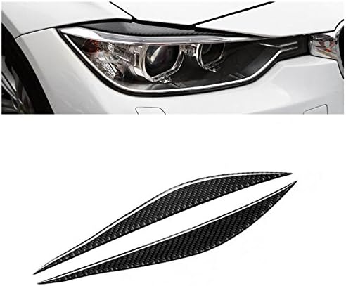 Carbon Fiber Headlights Eyebrows Eyelids for BMW 3 Series F30 320i 325i 316i Front Headlamp Eyebrows Stickers