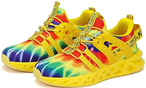 Image of koppu Boys Girls Shoes Non-Slip Tennis Shoes Fashion Lightweight Breathable Kids Sneakers for Little Kids /Big Kids