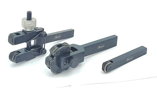 Juego de 3 herramientas de moleteado para torno metalurgia maquinistas fabricación de modelos