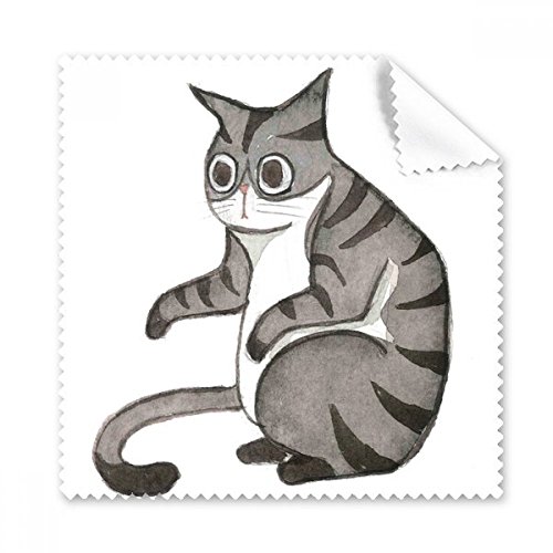 Cadeau tissu nettoyage aquarelle chat Dragon-Li pour amateurs d'art et porteurs de lunettes