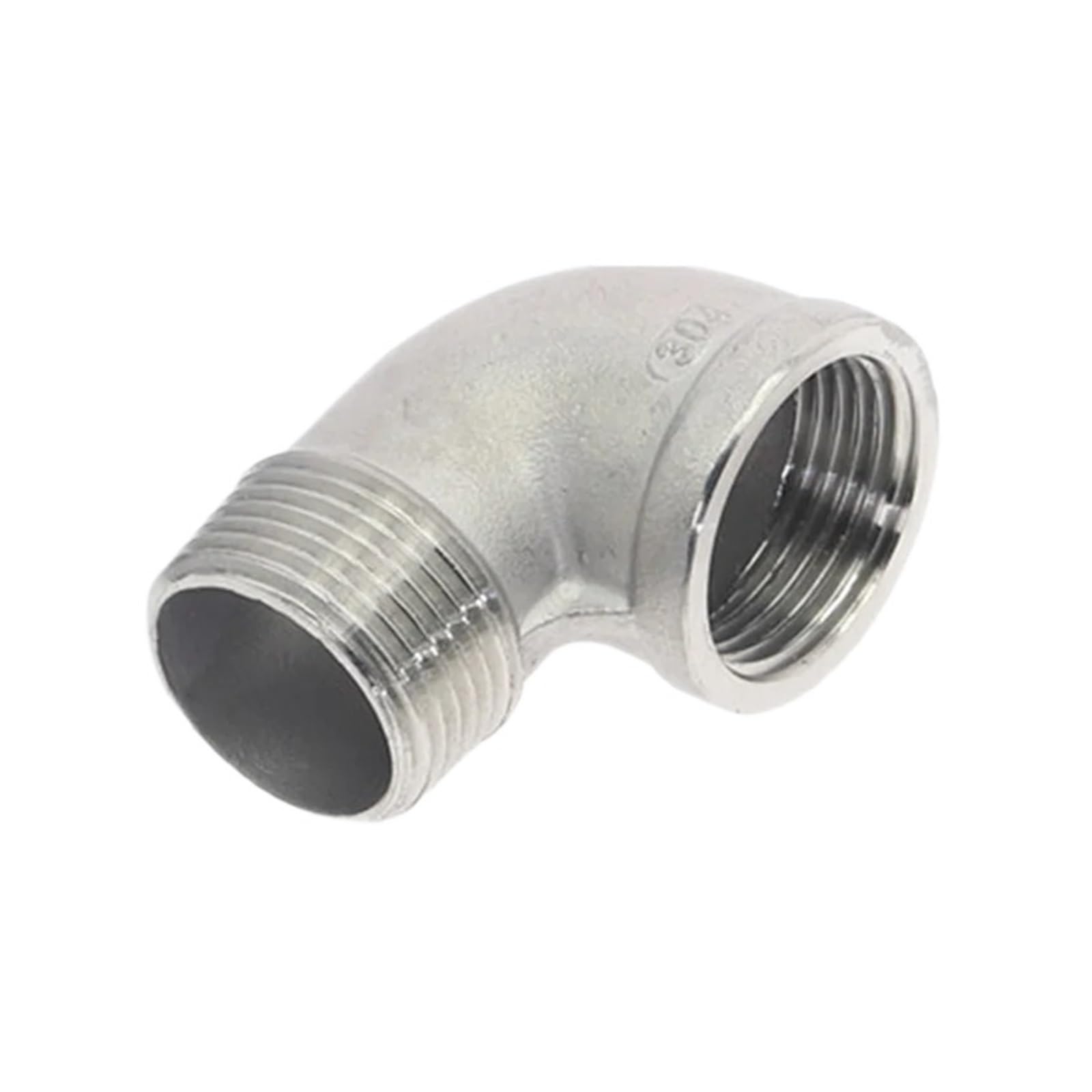1/8" 1/4" 3/8" 1/2" 3/4" Edelstahl SS304 Innengewinde x Außengewinde Kraftstoff Street 90 Rohrverschraubungen mit Winkelgewinde for Wasser, Gas, Öl(3")
