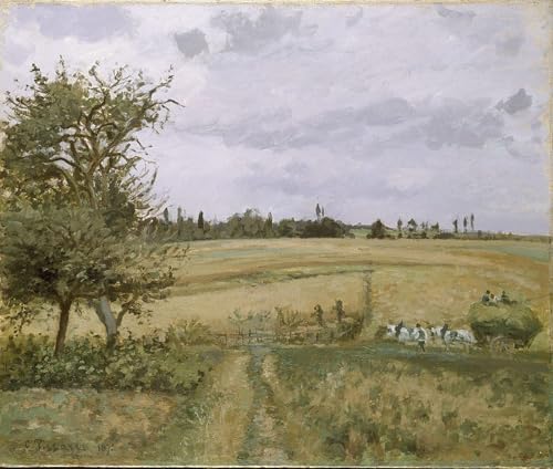 Affiche Paysage à Pontoise Pissarro : l'art impressionniste pour votre bureau