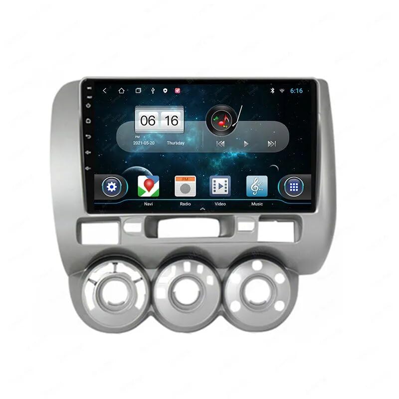 Fabrik® Car Stereo Full Touch Screen Multimedia Player For Honda Jazz/City 2002 to 2007 Android System, IPS AHD Tablets, Video & Music Player, Bluetooth, FM Radio, Gps (1+32 GB Android)