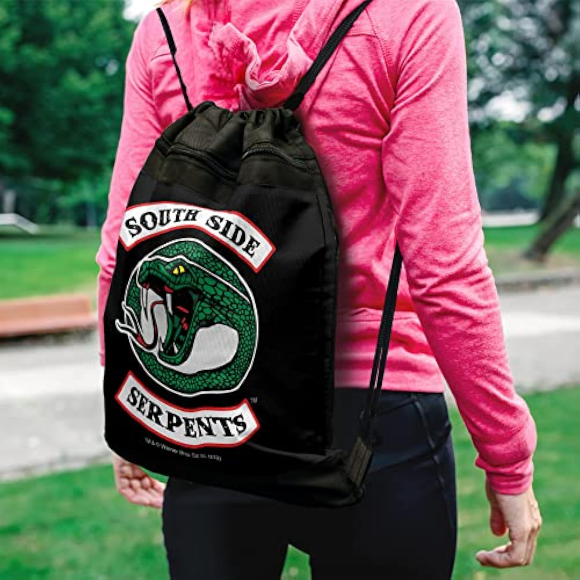 Riverdale South Side Serpents Drawstring Backpack