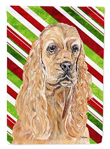 Cocker Spaniel drapeau de Noël grand format décoration extérieure de maison - 2
