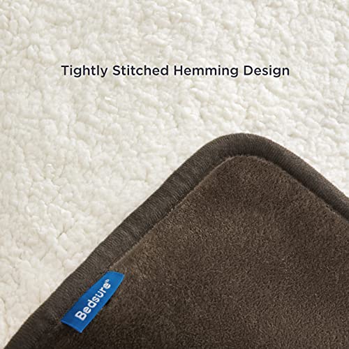 Luxury Super Large Human Dog Bed With Super Soft Pet Throw Blanket Grey / Pink