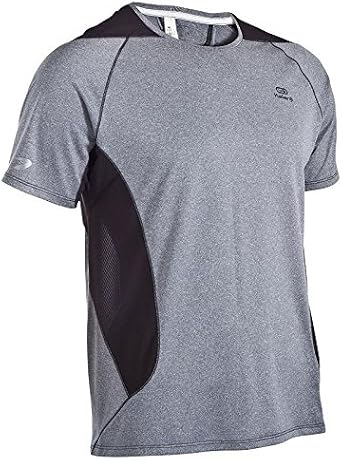 Decathlon Running Camisetas moteado gris oscuro XL : Amazon.es: Ropa