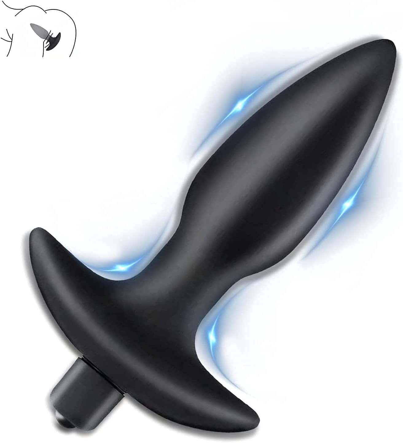 Vibrating Anal Trainer Butt Plug Prostate Massager P Spot Anal Vibrator 10 Vibration Prostate Stimulator Anal Dildos Anal