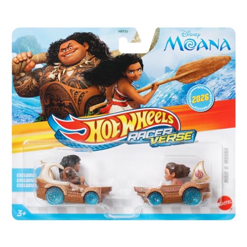 Hot Wheels Racer Verse Vehículos Die-Cast Maui & Moana miniatura 1