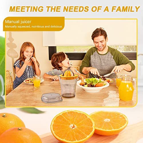 Citrus Lemon Orange Juicer Squeezer, Manual Hand Juicer For Orange Lime Squeezer, Lemon Juicer Orange Juicer Squeezer With Strainer And Built-In Measuring Cup #TOP7