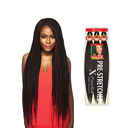 MULTI PACK DEALS! Outre Braids X-Pression Kanekaion 3X Pre Stretched Braid 42" (1-PACK, 613)