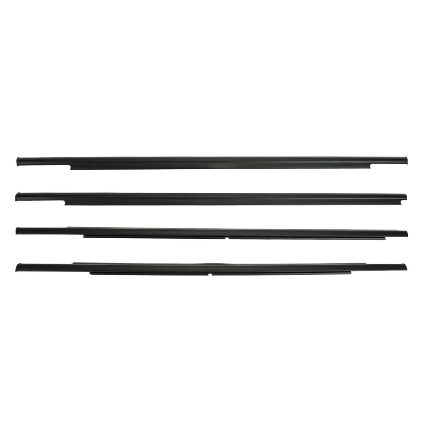 Spamfafghq One Color For Mitsubishi For Outlander 2013-2018 5727A007 5727A008 4Pcs Window Glass Weatherstrip Side Door Seal