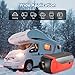 ChuBu Diesel Heater 8KW, Portable 12V Car Air Kit w/Wireless Remote Control LCD Display 5L Tank Muffler Fast Heating Defrost Defogger for Campers,Shop,Home,RV,Boat,SUV,Garage Red New Remote 8KW
