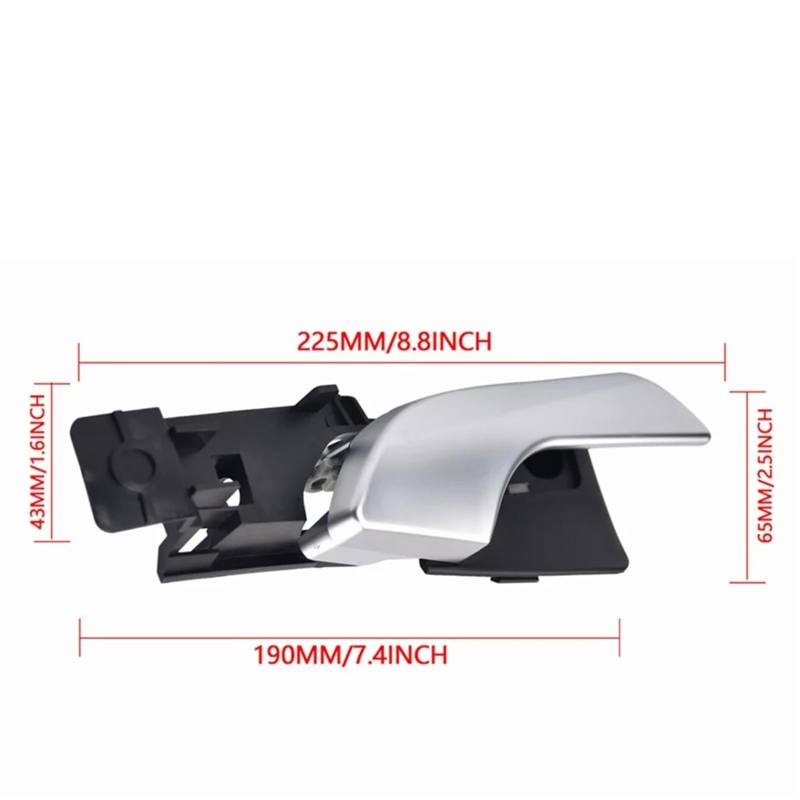 Interno Auto Maniglia Per Alfa Per Romeo Per Giulietta 2012-2018 4 Pezzi Maniglia Interna Portiera Auto Portiere Automatiche Pomello Interno Auto Maniglia Interna(Matte Silver)