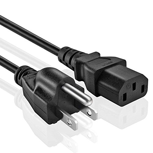 [UL Listed] Omnihil 8 Feet AC Power Cord Compatible with OKI Data Microline ML420/ OKI Microline 420 /Fargo ID Printer HDP 820-LC