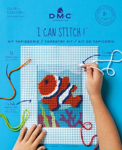 DMC - Kit canevas gros trous poisson clown