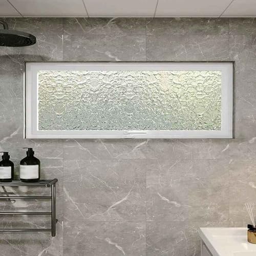 Vibeo Rotatable Bathroom Window for Home, Loft/Basement/Hotel Storm Windows, Replacement Windows for...