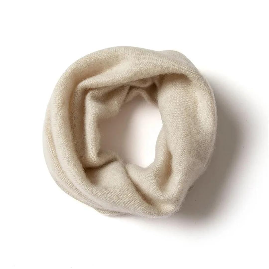 Bufanda de cachemira de color liso para mujer y hombre, cálida y suave para el cuello en invierno.