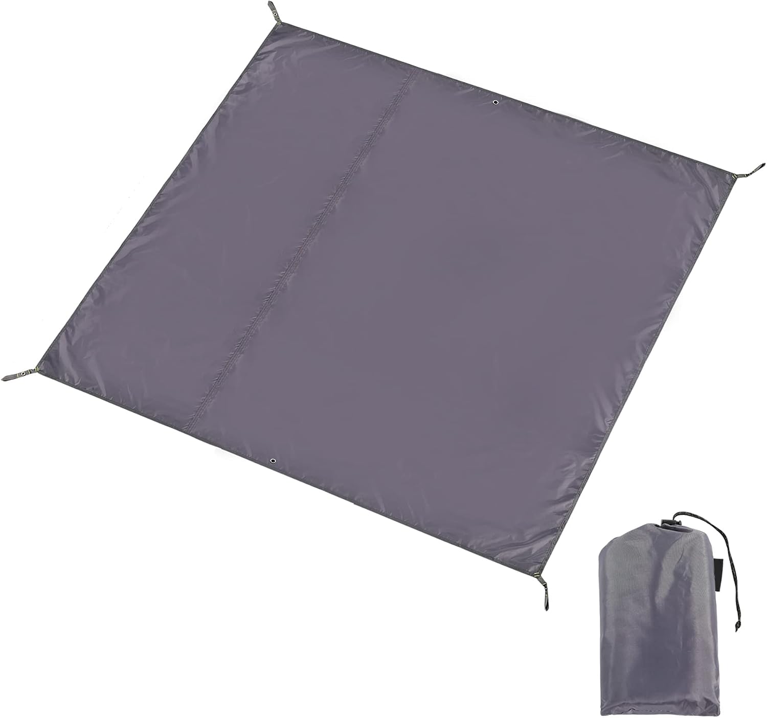 CAMPMOON Waterproof Camping Tarps 5x7/6x7/7x7/8x7/9x7/10x10 Feet, Large Oxford 4 in 1 Tent Footprints Ultralight Compact Ground Cloth for Camping Backpacking