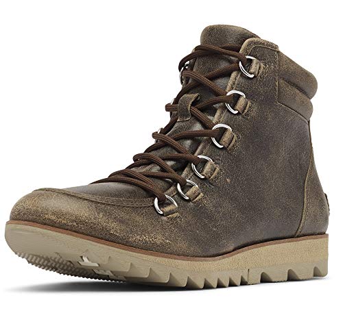 Sorel - Women's Harlow Lace Waterproof Ankle Bootie, Major, 8 M US