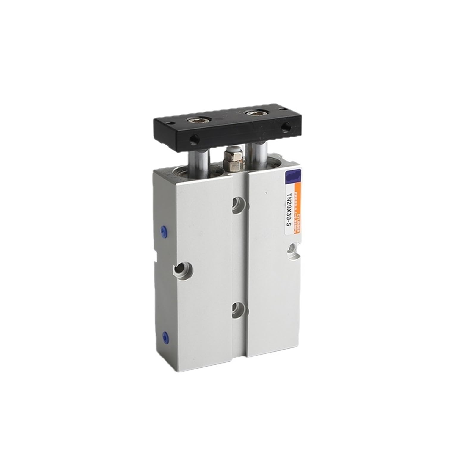 Cylindre pneumatique TN double tige pour stopper la torsion