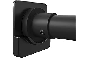 Adhesive Shower Curtain Rod Holders - Upgrade Your Bathroom with Effortless Style