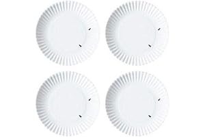 onehundred80degrees Reusable White Appetizer Dessert Plate with Owl Design