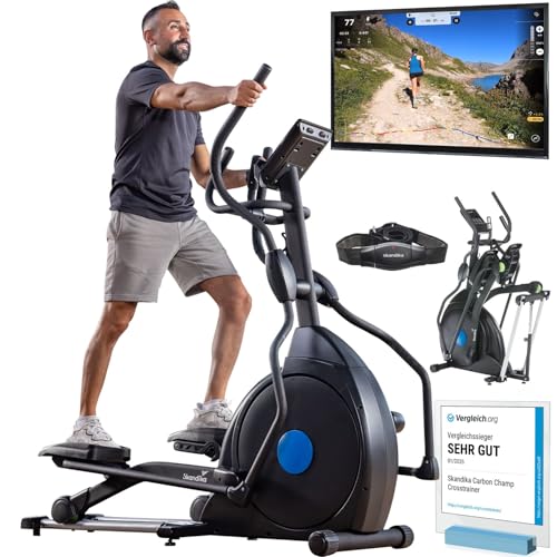 Skandika Crosstrainer für Zuhause Carbon Champ | CardioCross...