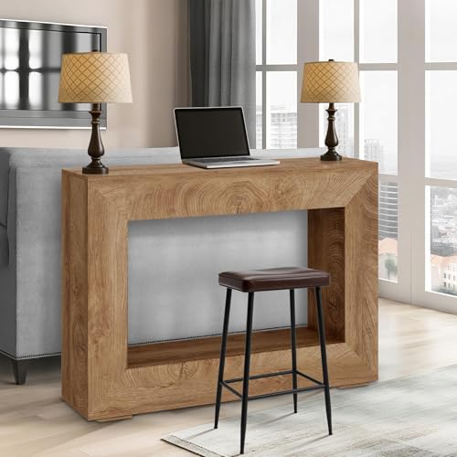 MilleLoom 47 in Farmhouse Entryway Table, Farmhouse Console Table, Storage