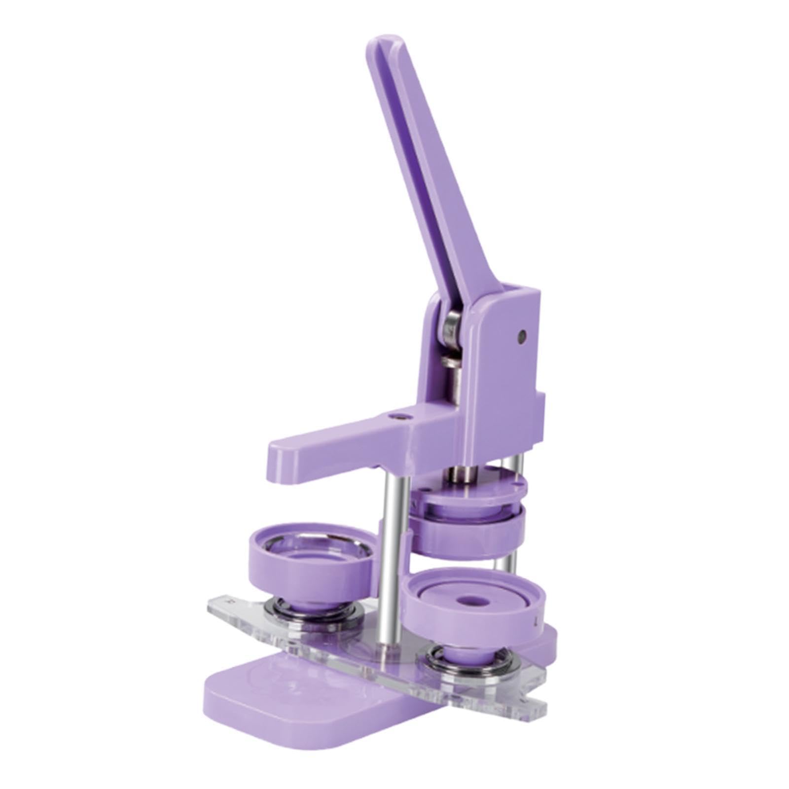 PIXZCSA Saving Time and Energy. Easily Professional Buttons with Button Badge Press No Assembly Required Pin Button Maker Press Machine Installation Free, 32mm Casting