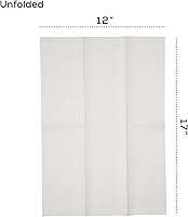 Vista 3 de SETUP [100 unidades] Toallas de invitados de lino – Servilletas de tela desechables, toallas de mano de papel de baño, servilletas de boda