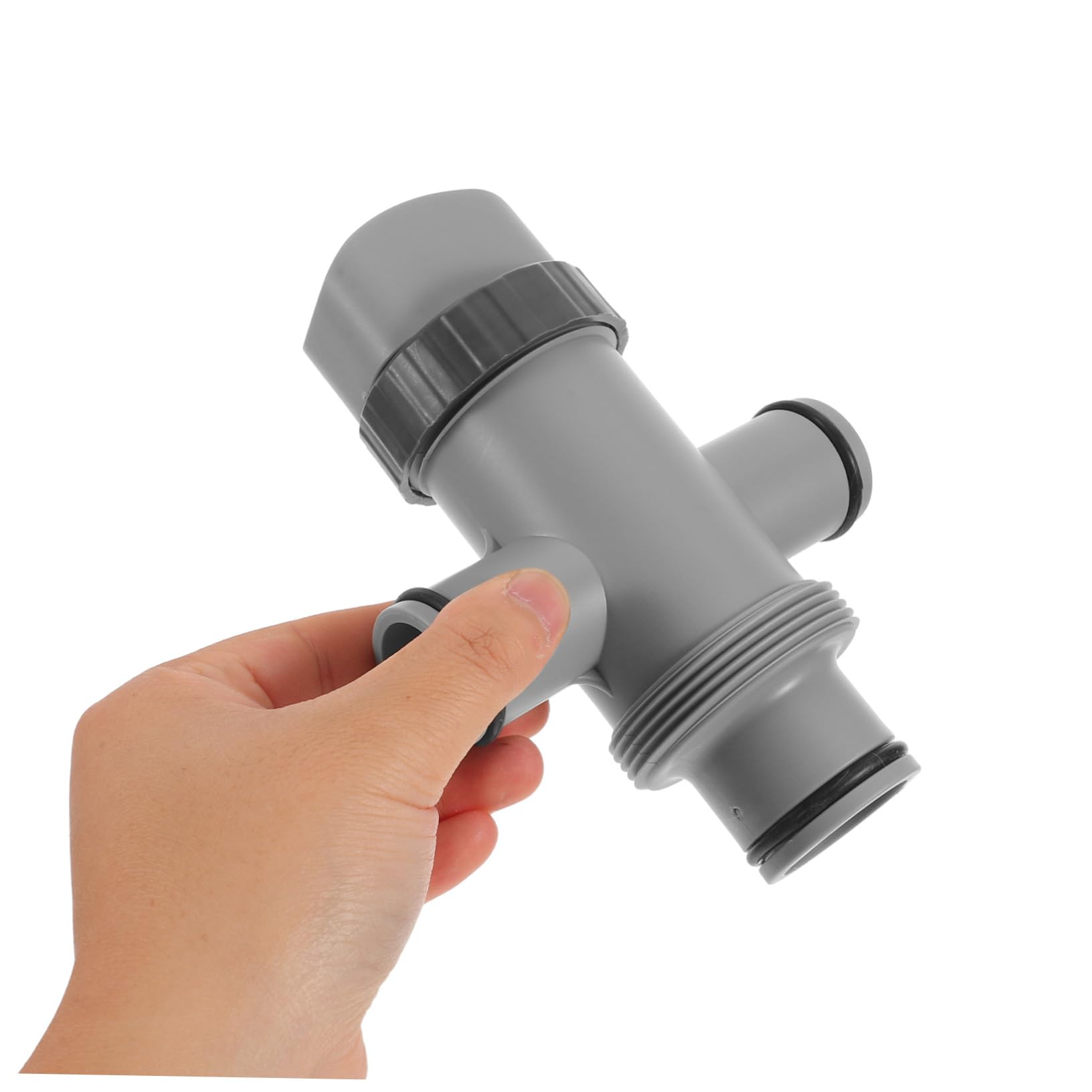 VILLCASE Conjunto de Válvulas de Émbolo para Piscina Kit de Mantenimiento con Conexión para Mangueras Válvula de Cierre Flexible para Filtro de Piscina Fácil Instalación y Larga Duración