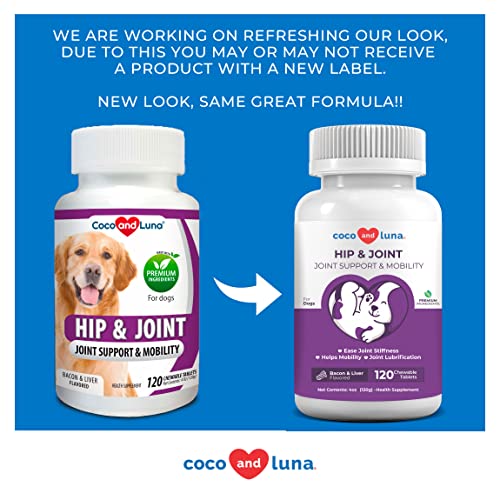 Joint Supplement for Dogs - 120 Chewable Tablets - Glucosamine for Dogs - with Chondroitin, MSM & Manganese - Hip… - Image 3