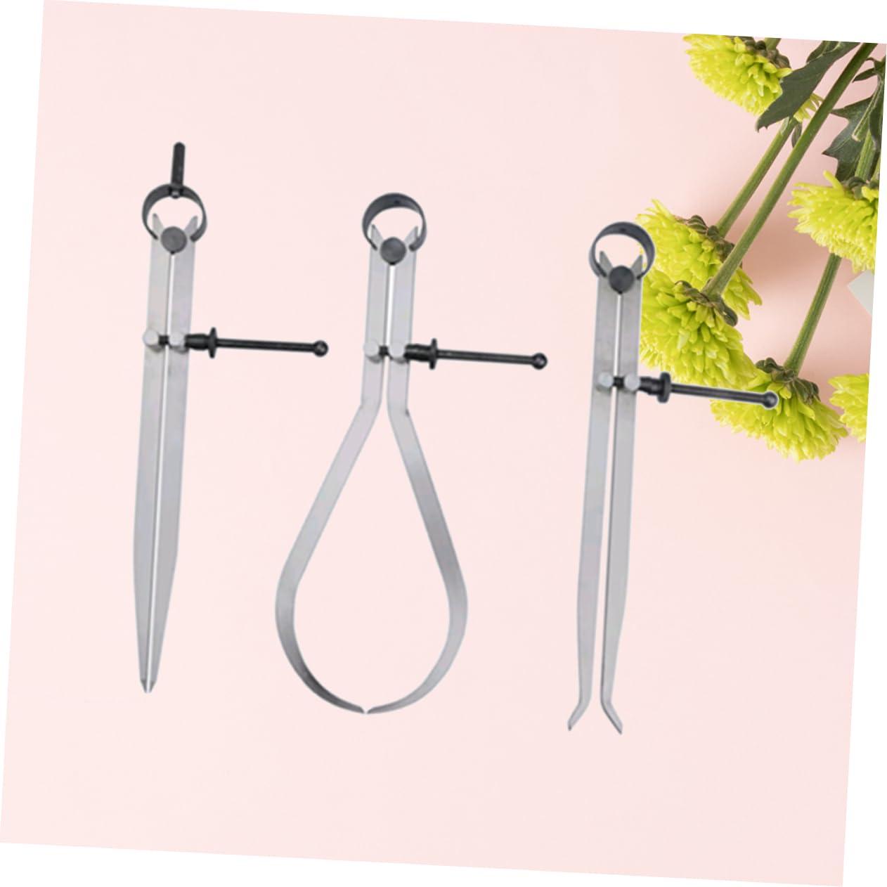 Cabilock Spring Caliper Internal External Dividers Set 200mm High Precision Carbon Steel Caliper Set