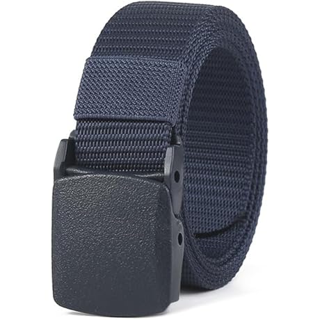 Tactical Belt with Plastic Buckle for Men