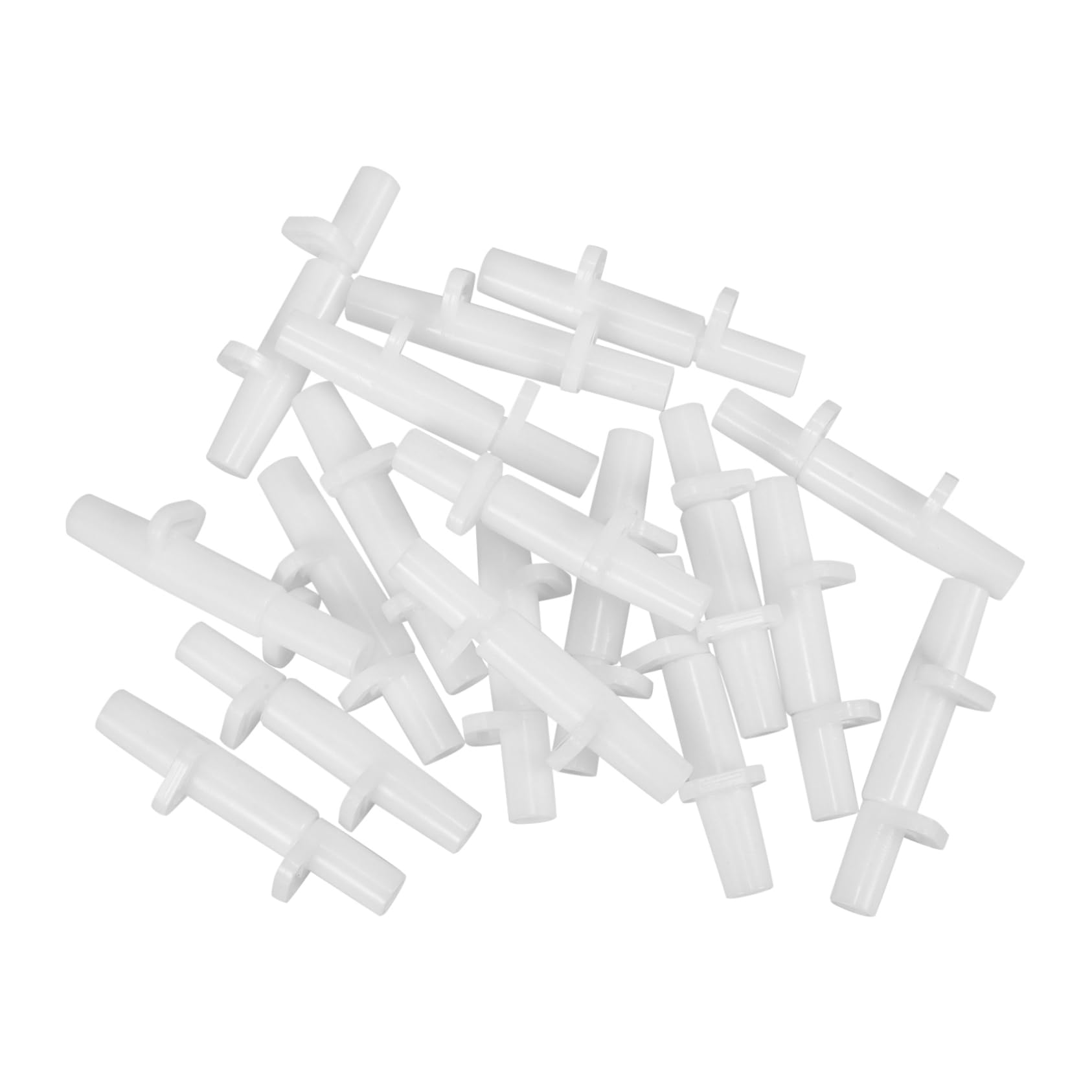 HANABASS Couvre-Pieds De Tente Poteaux Portable Accessoires De Tente De Liaison Pôle Adaptateur De Poteau Extérieur Canne À Pêche Plastique Blanche