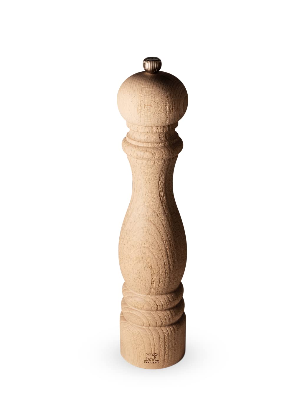 PEUGEOT - Moulin à Sel Paris Nature 30 cm - Réglage Classique - En Bois Revalorisé Labellisé PEFC - Fabrication Française - Coloris Naturel