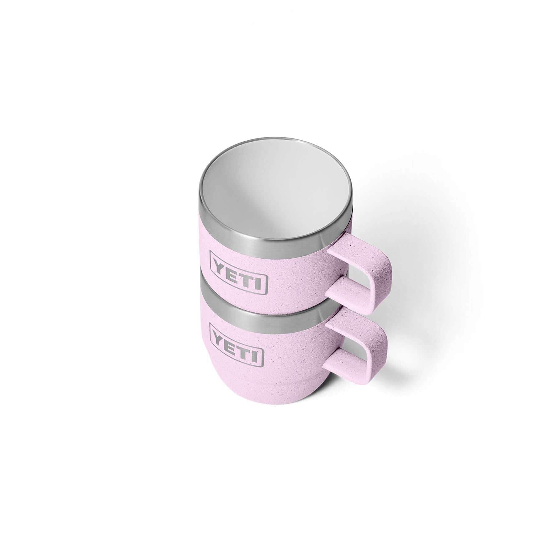 YETI Rambler Lot de 2 tasses empilables avec revêtement en céramique DuraSip, bleu marine, 177 ml