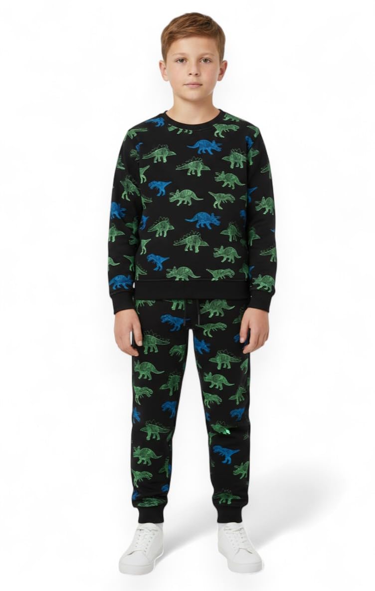 Boys All-over Print Tracksuit Set