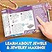NATIONAL GEOGRAPHIC Jewelry Making Advent Calendar 2025 for Girls and Boys – Create 24+ Pieces, Christmas Craft Calendar, Holiday Craft Kit for Kids, with Beads, Clay, Charms, Educational Gifts