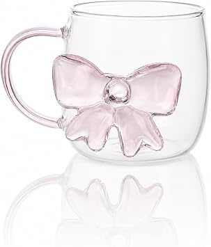 ARVALE 3D Pembe Kristal Fiyonk Fig rl   effaf Cam Kupa   Feminen Pembe Kulplu Dekoratif Bardak