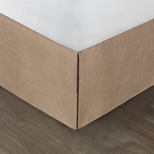 Greenland Home GL-1710EBKT Burlap Bed Skirt, Natural thumb #1